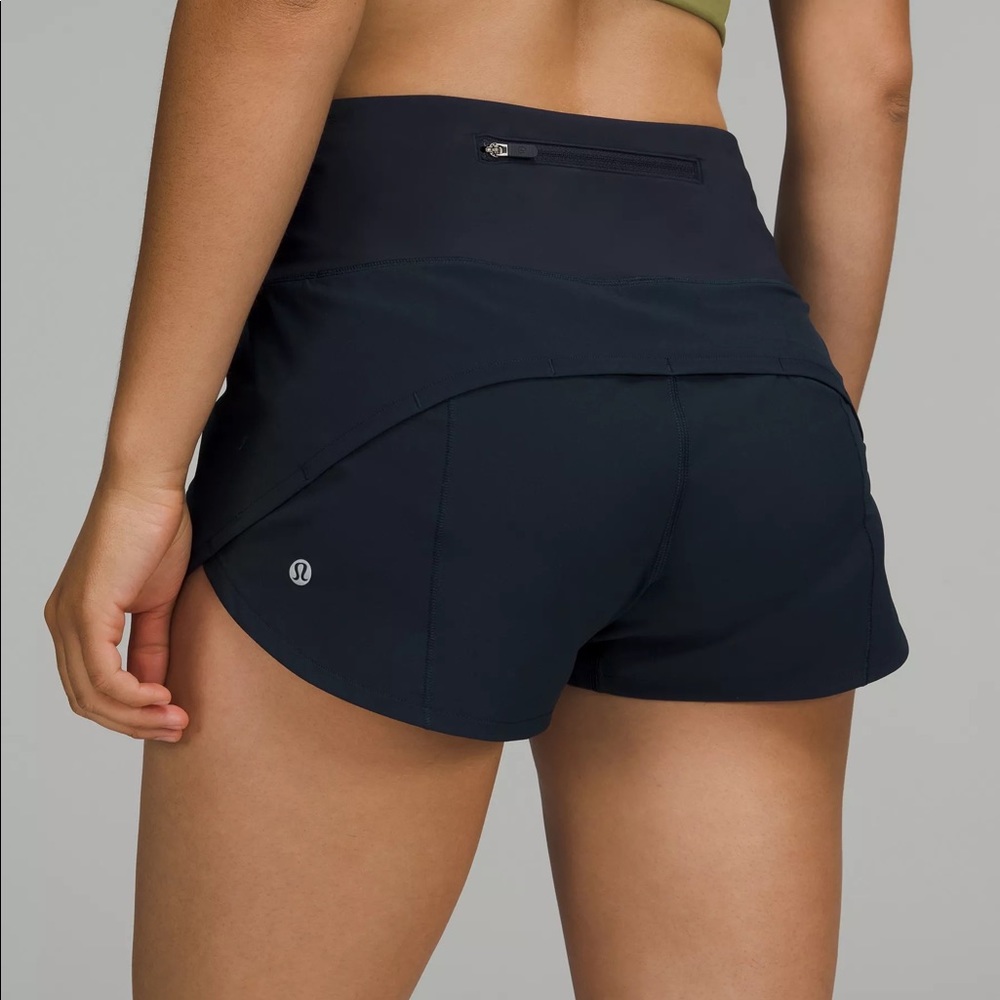 Lululemon Speed Up Lined Shorts RARE RUFFLE DETAIL!!!!! size 6